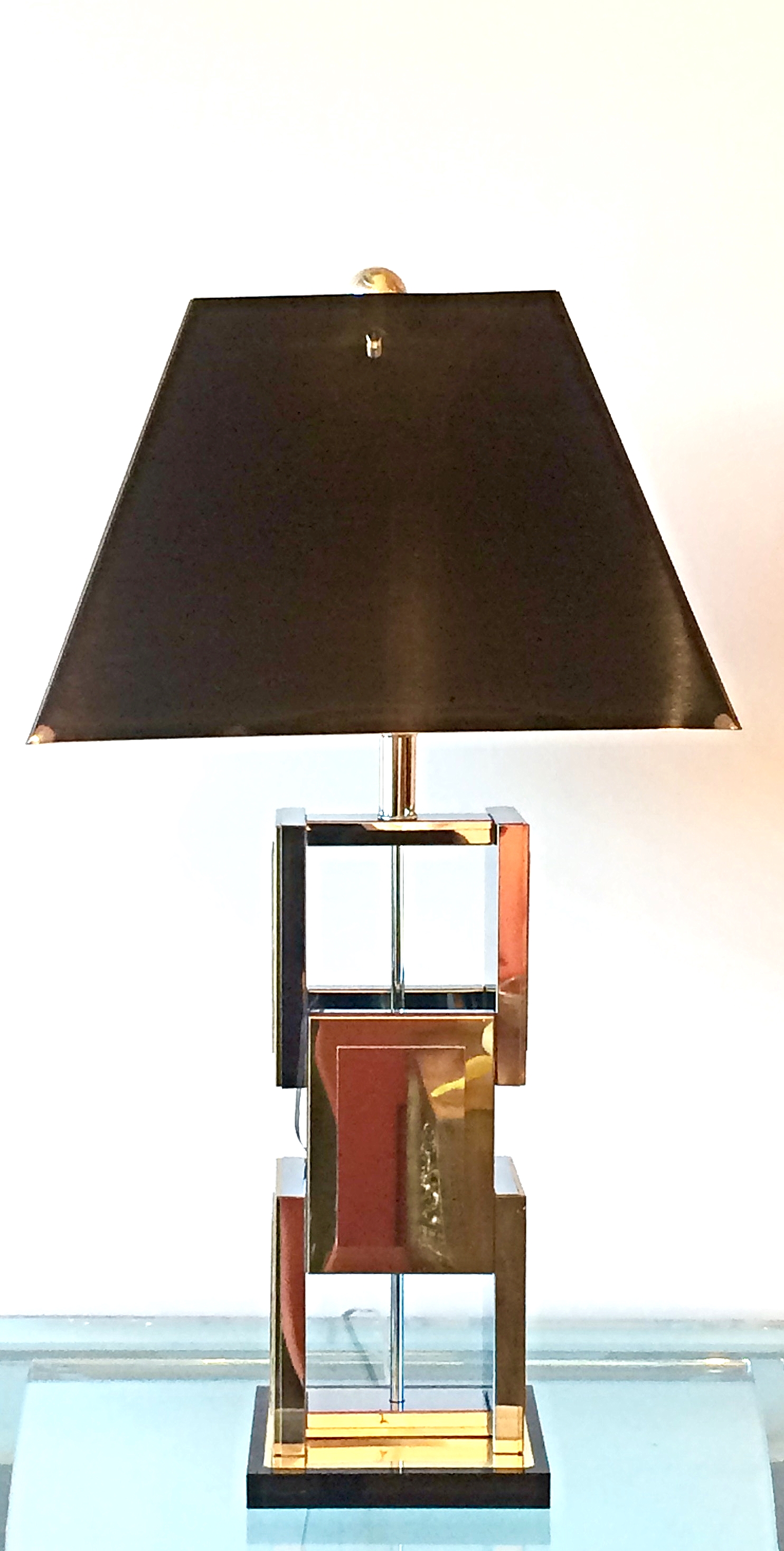 SOLD    Paul Evans style lamp