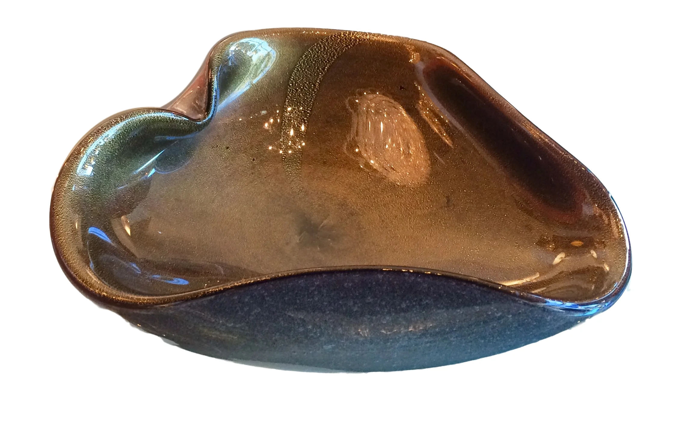 SOLD    Cased Murano bowl