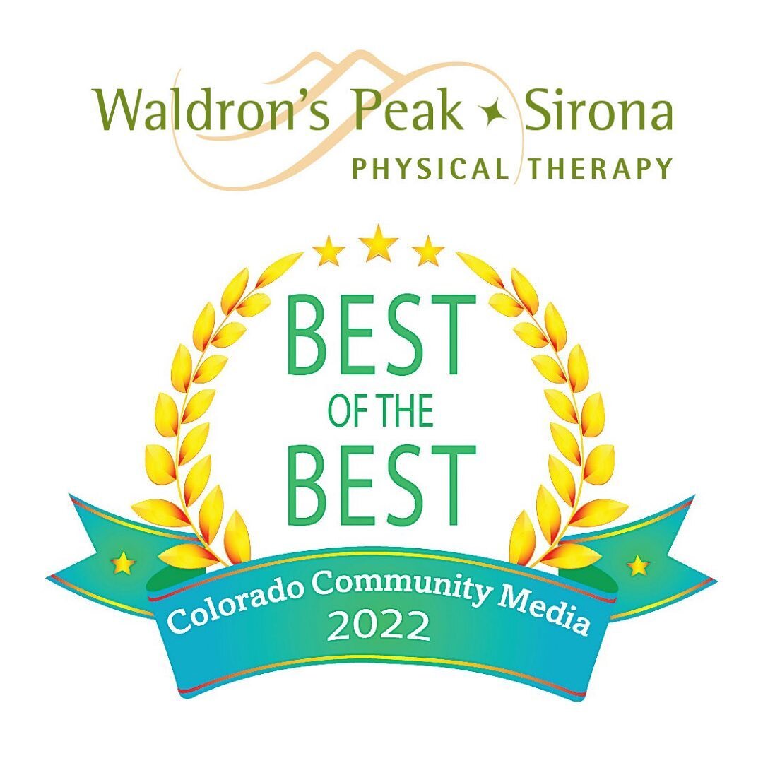 Sirona has been voted Best of the Best for Physical Therapy in Golden! We are proud of the service our staff provides to be honored by our community with their votes. You Guys Rock! 🎉🎉

#sirona #bestofthebest #golden #colorado #physicaltherapy #doc