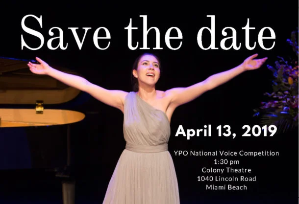 Young Patronesses Opera Competition Semi-Finalist