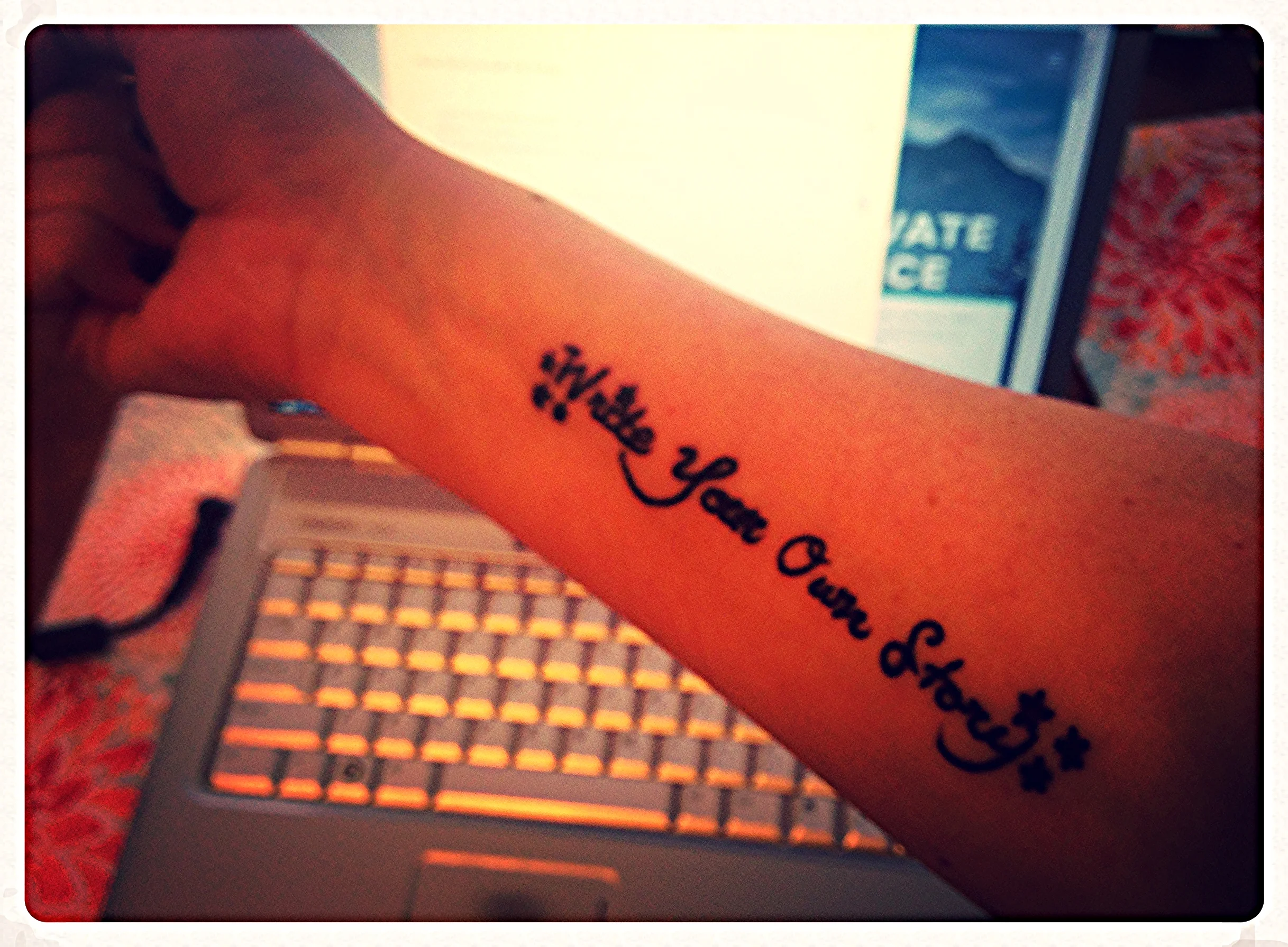 Many meanings to "ink."