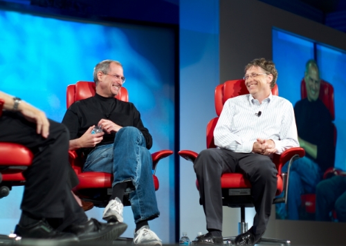 Mr. Information Society (Gates), meet Mr. Dream Society (Jobs).