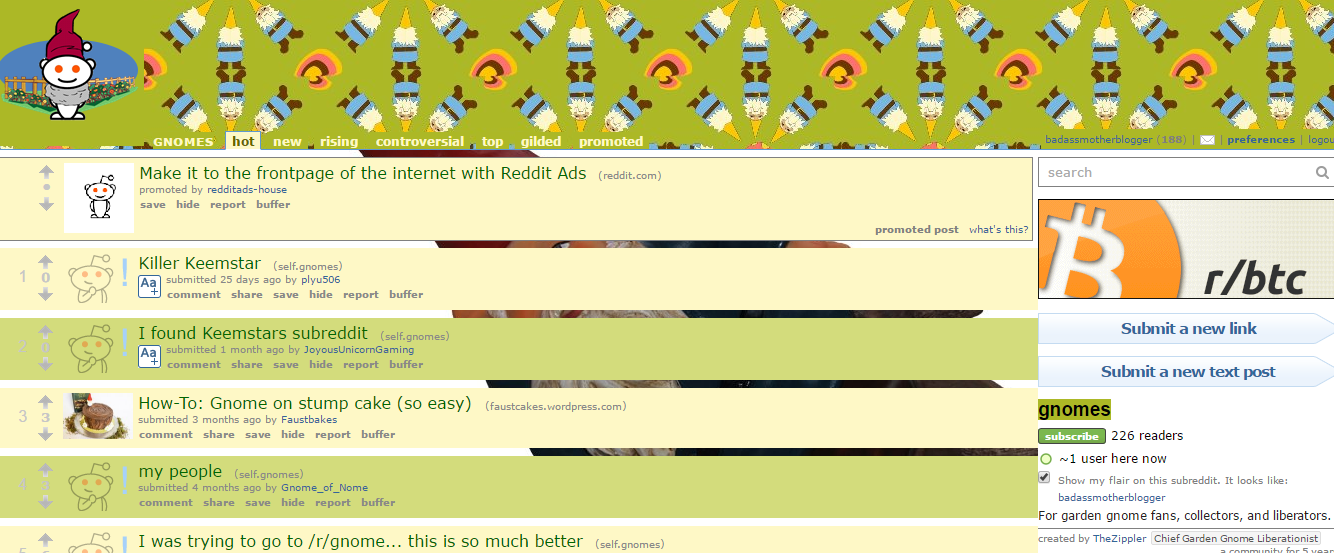 This is the Garden Gnome Liberation Front subreddit. It exists in reality.