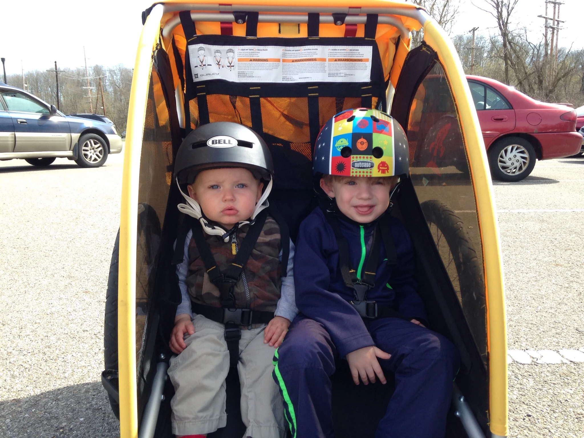 My boys were born into the "bicycling gear junky" tribe.