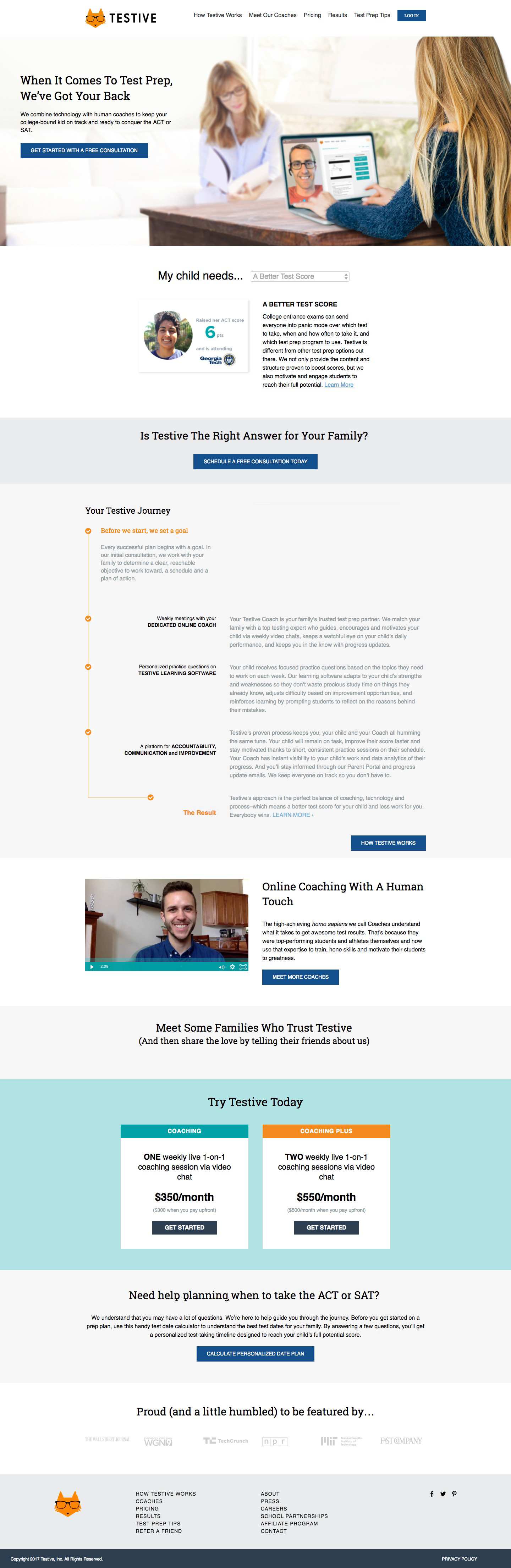 Brand Voice & Website Rewrite Case Study: Taking Testive from generic to growth with deeply researched buyer personas