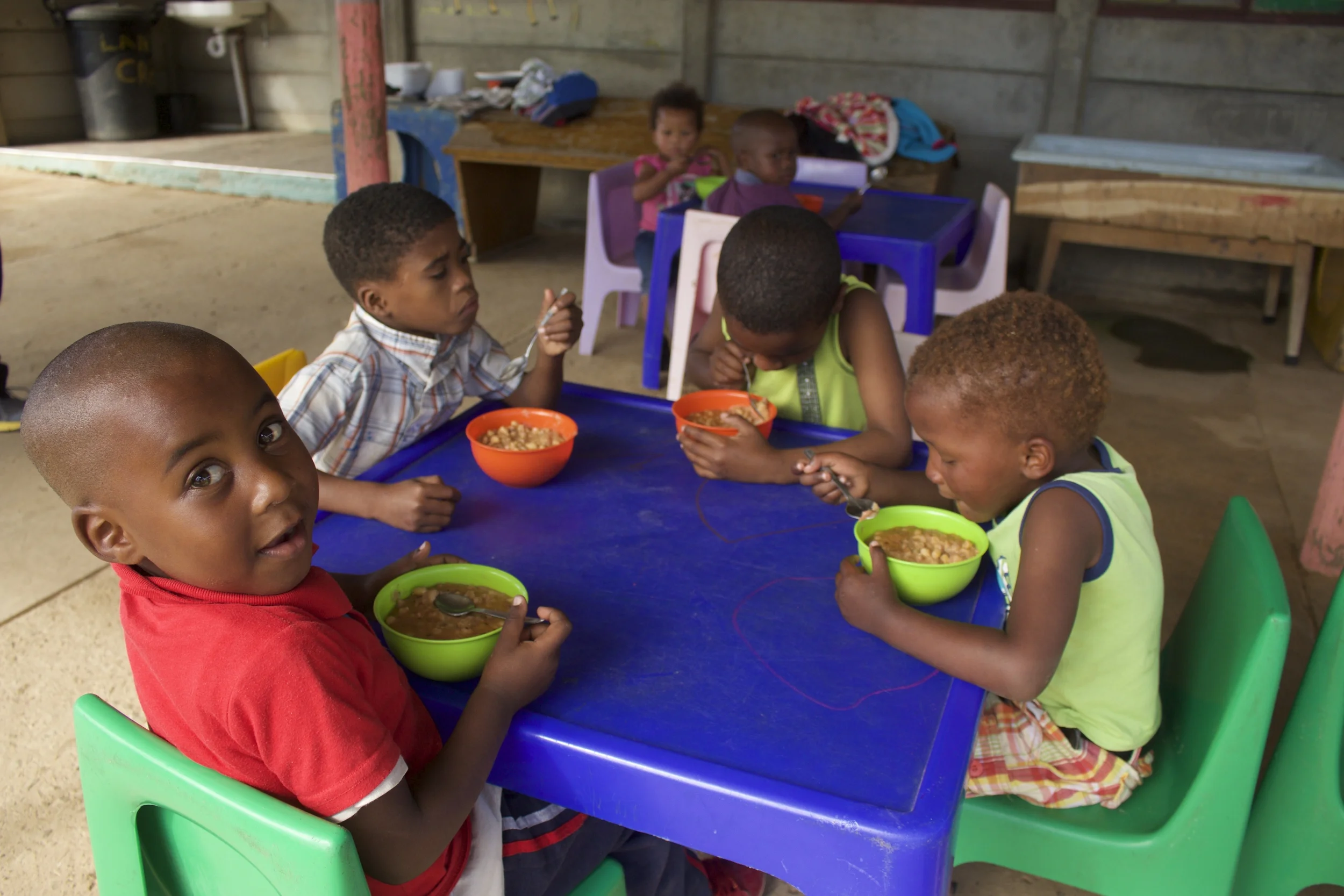The Langbos Creche & Care Centre currently serves as a pre-school for up to 50 children, as well as a soup kitchen, HIV support group, and community center for the greater Langbos community. We are working together with the Langbos community and the Langbos Creche & Care Centre to help improve the lives of the children and families of Langbos. For more information, visit http://www.intsikelelo.org/langbos-creche-care-centre/