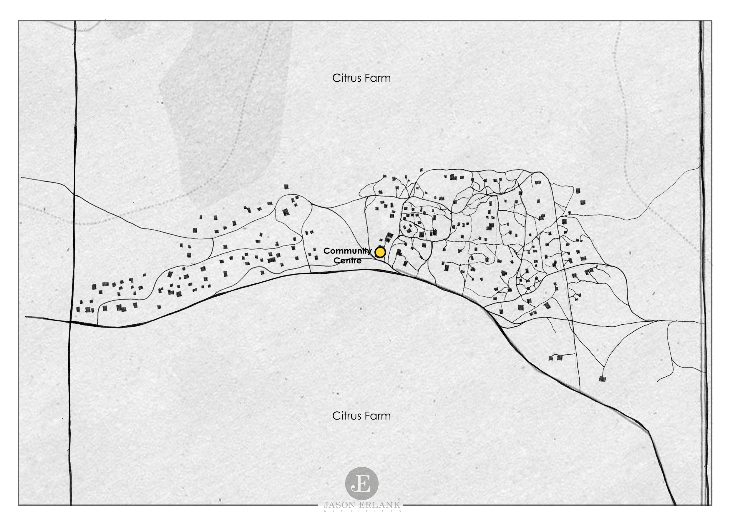 Layout of Langbos Informal Settlement