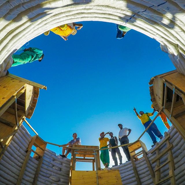 Learn about community empowerment and our #superadobe construction this Friday at 8PM @thecontaineryard LA!  The event, &ldquo;Art Beyond the Canvas,&rdquo; is free to the public and will run from Nov. 2&ndash;14 🙌

We&rsquo;re excited to share phot