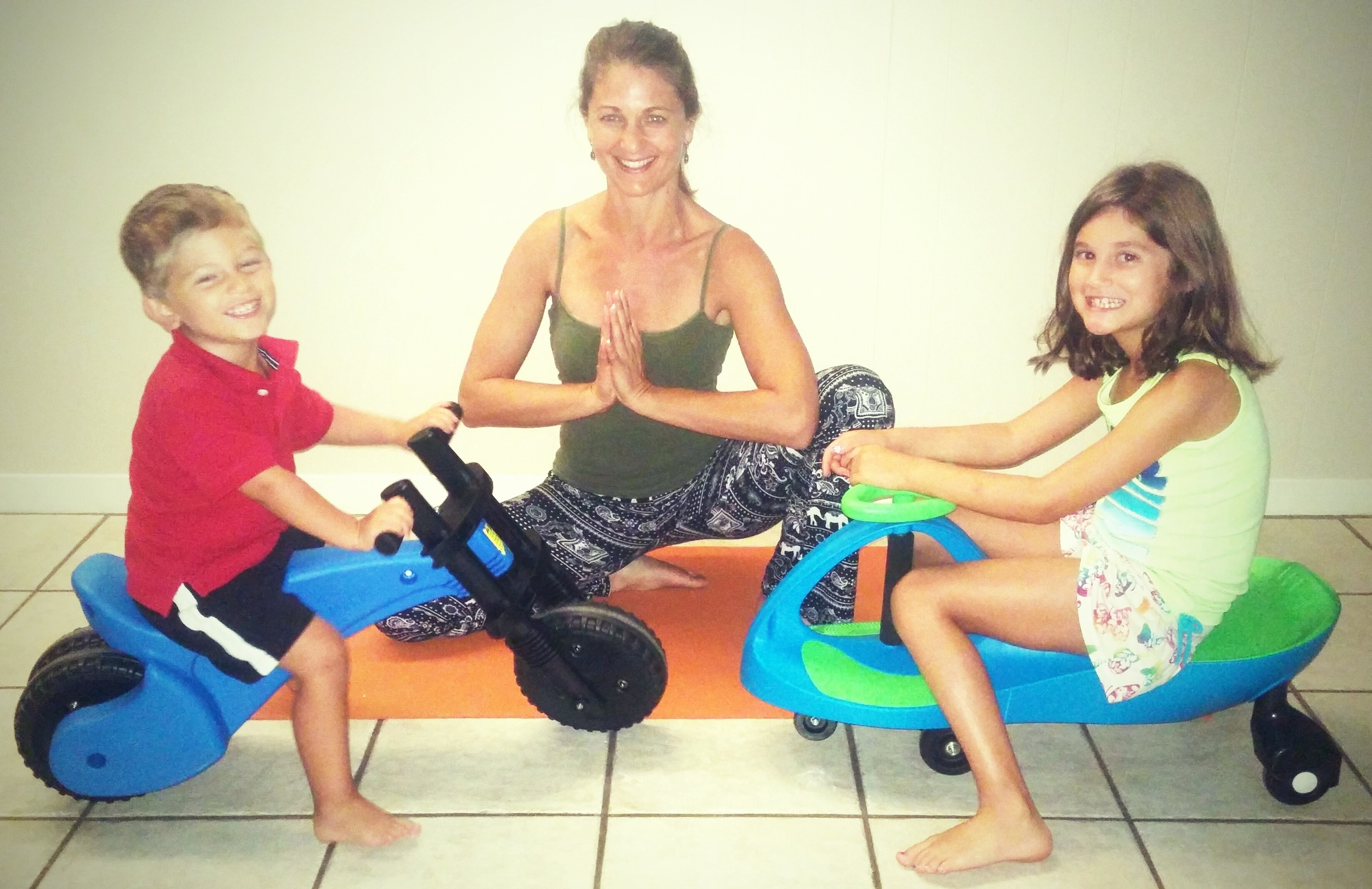 Here's the scoop on Lisa: She is mom to Alexandra (7), and Dante, (2). Lisa has been a yoga teacher for 12 years, specializing in prenatal and postnatal yoga for the past 5 years. She is the founder and owner of Austin Prenatal Yoga . Lisa has a graduate degree in counseling psychology, has completed many yoga teacher training certifications, and is currently earning her second prenatal and postnatal teacher training certificate. She is the recipient of the Austin Birth Awards 2013 Best Prenatal Yoga Instructor.