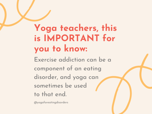 Yoga Can Become Part of an Eating Disorder