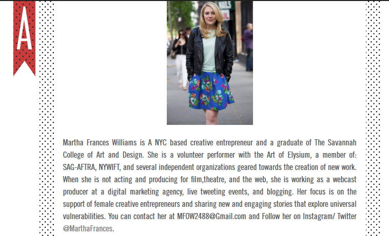  I can now officially let you know I am an event curator for Her Agenda, an amazing source for millennial women. Go take a look at what this amazing company is doing.