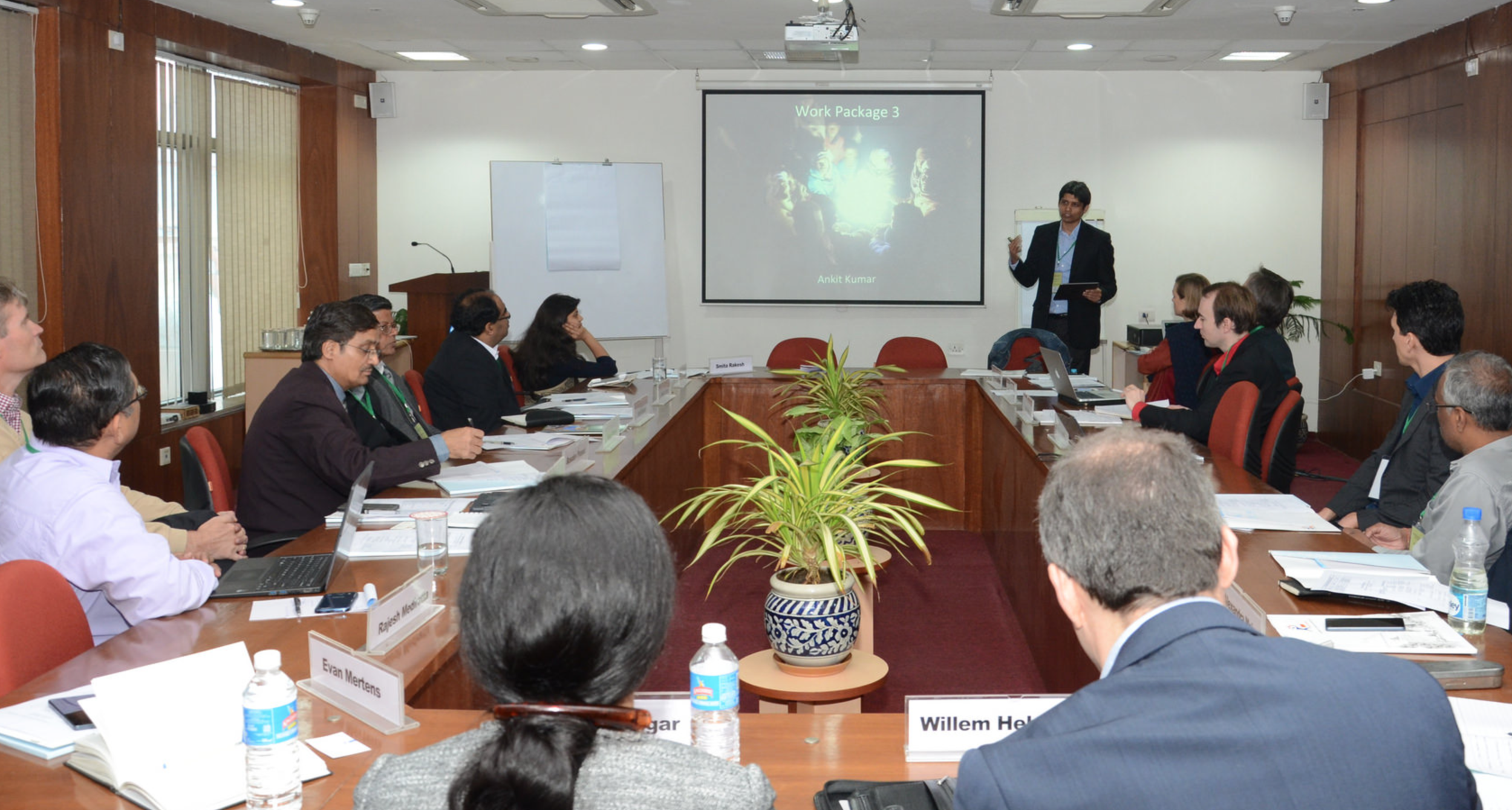 Dr. Ankit Kumar (TU/e) presenting work package three