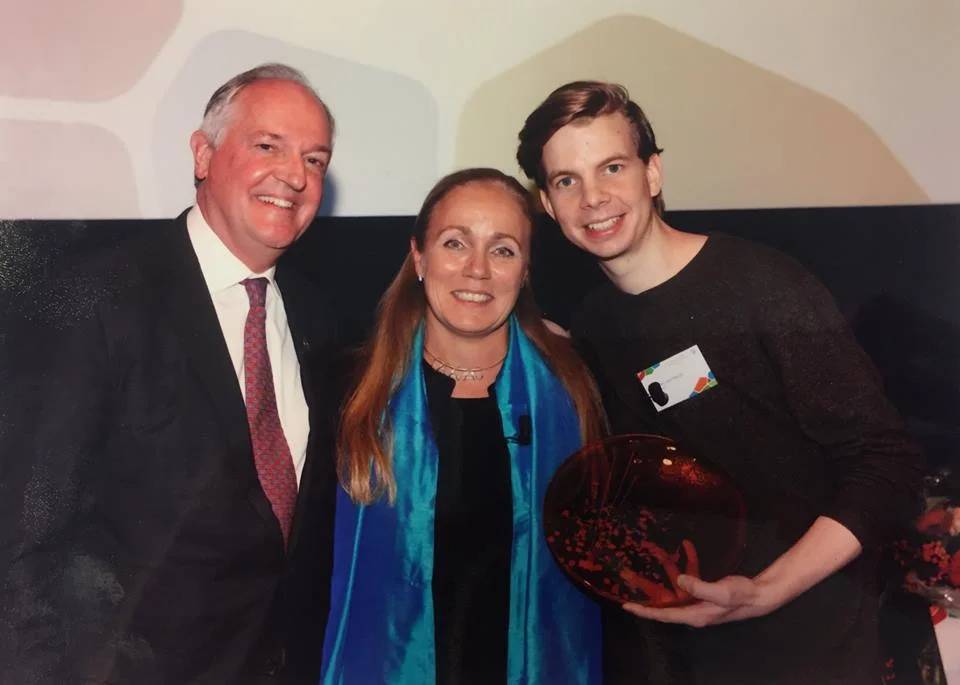 Paul Polman (CEO Unilever), Kitty van der Heijden (Director World Resources Institute Europe and Africa), and Marcel van Heist (Founding Director Rural Spark)