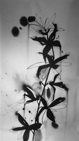   rain paper 
 30&rdquo; x 42&rdquo; ink and charcoal on Paper unframed  