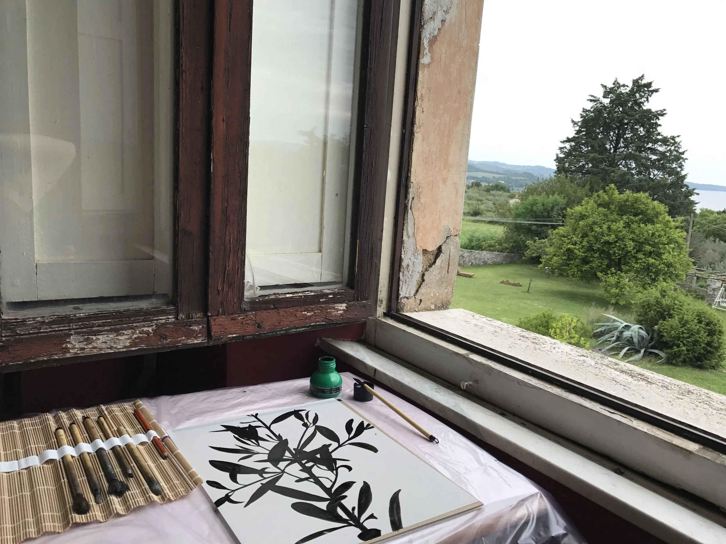 remote studio, Bolsena, Italy