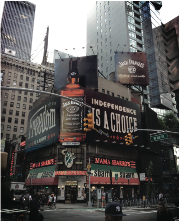 "Independence in Times Square"