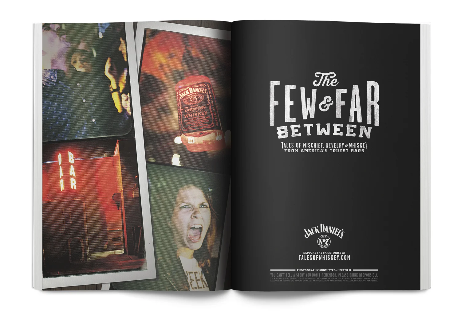 Consumers submitted photos of their bar stories and the best ones made it into a print ad in Vice Magazine, who we partnered with.