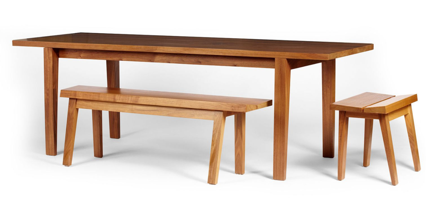 Harvest Table with Benches