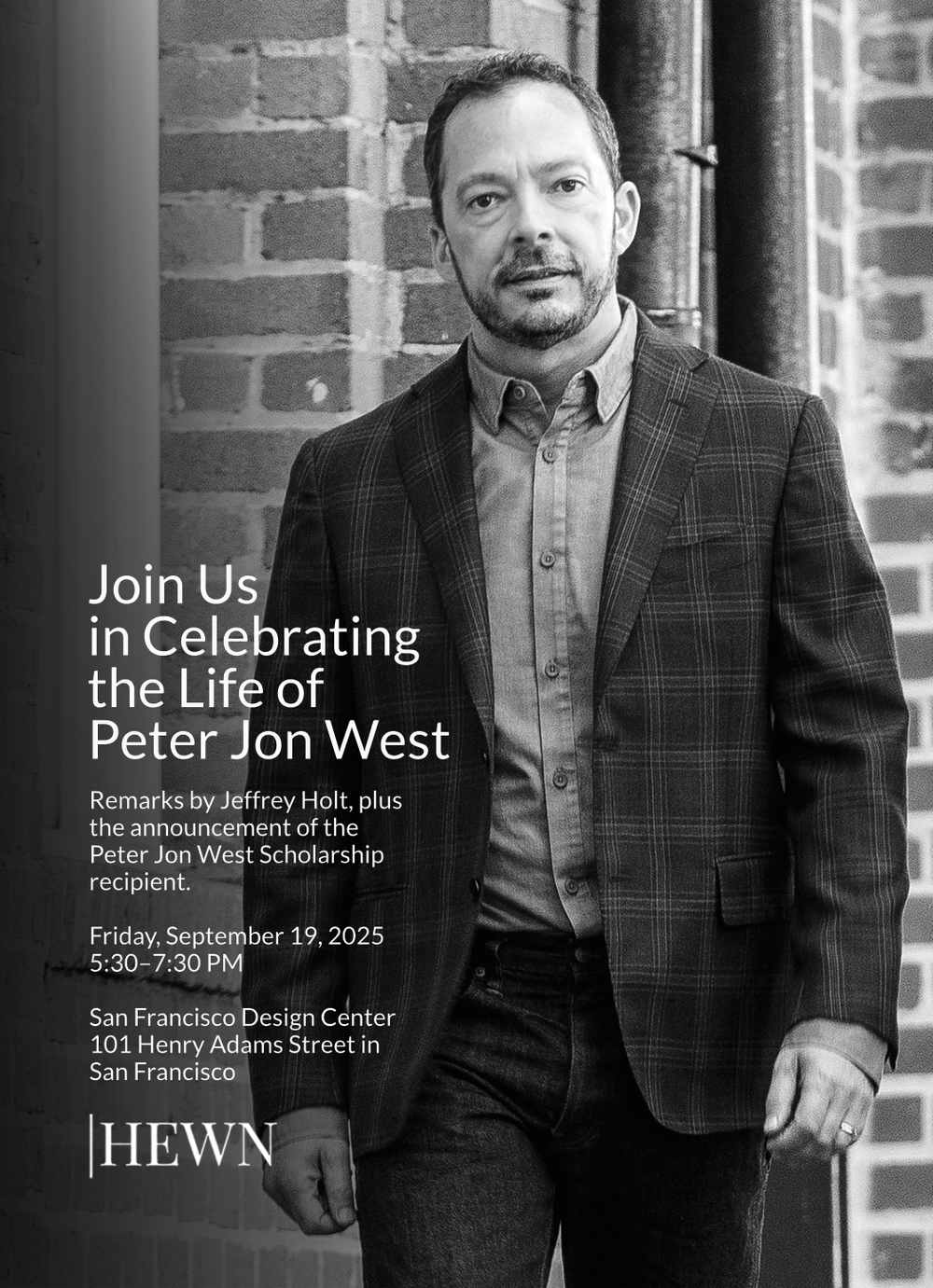 Tribute to Peter J. West — HEWN