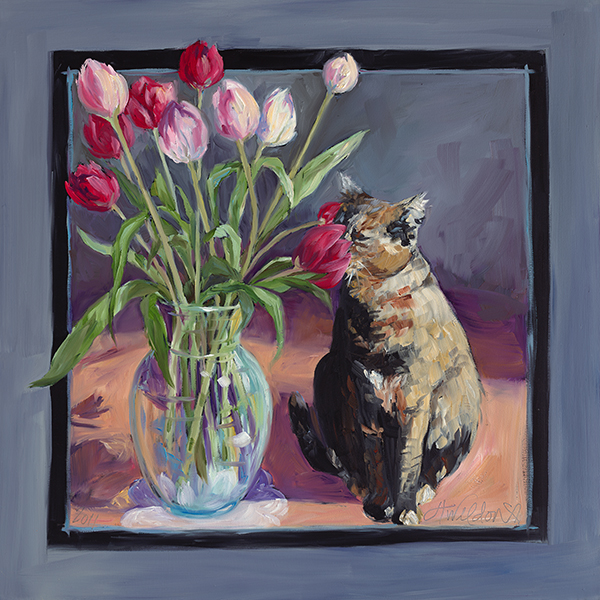 "Stop and Smell the Tulips"24x24