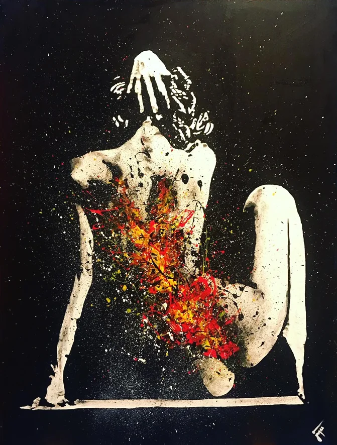 D E T R I T U S “our backs tell stories no books have the spine to carry” — Rupi Kaur BUY PAINTING