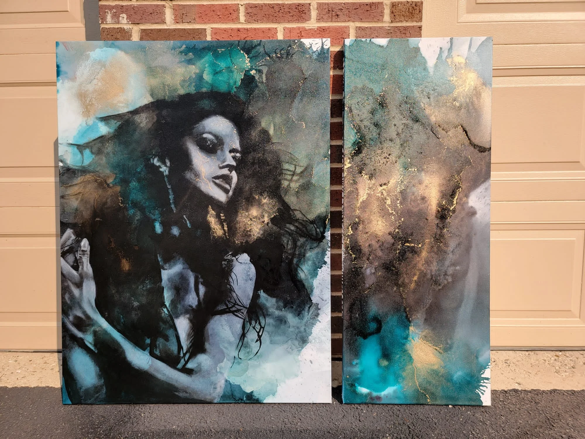 YEN
45" x 40" Diptych
Acrylic, Inc on Canvas