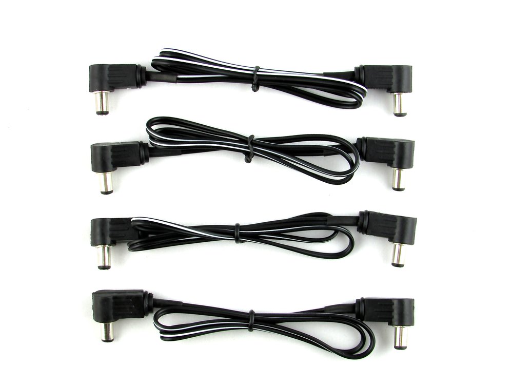 kabel bloem wildernis 2.1 mm Right Angle Effects Pedal Power Cables (Set of 4) — Logsdon Audio