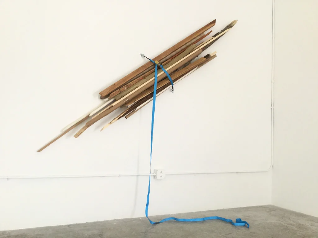   Untitled (wall piece) , 2015. Installation view 01. 
