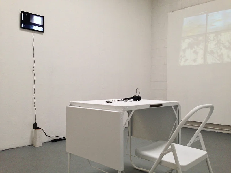   Falling With Eyes Closed Standing With Eyes Open , 2014. Install view 02. 