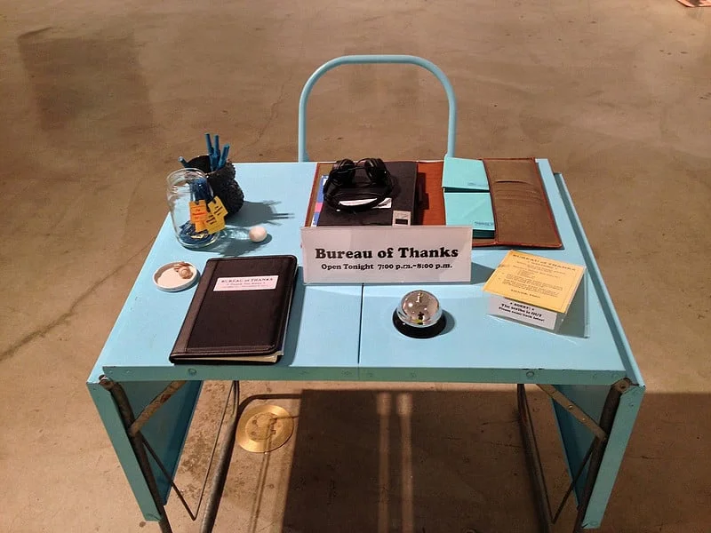   Bureau of Thanks , 2013. Gallery installation view 04. 