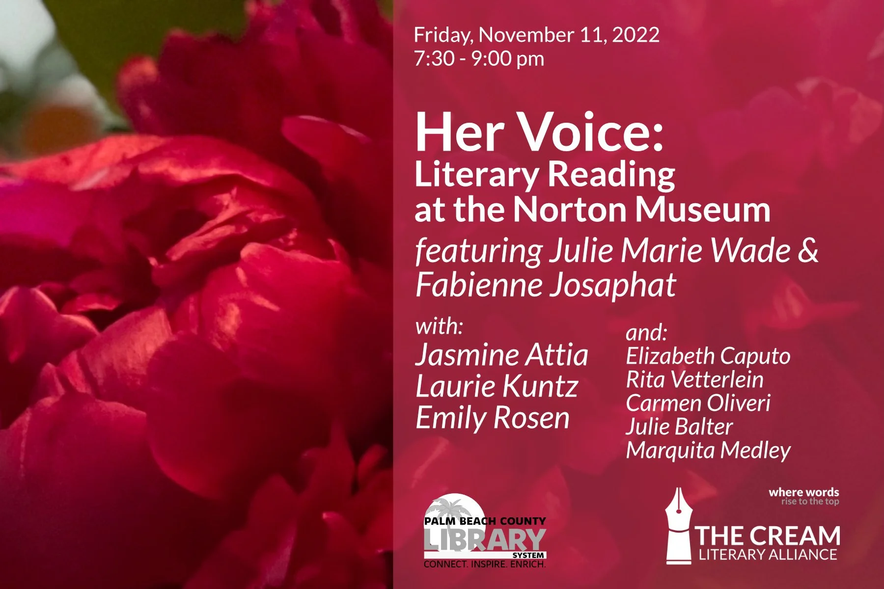 Her Voice 2022: Literary Reading at the Norton