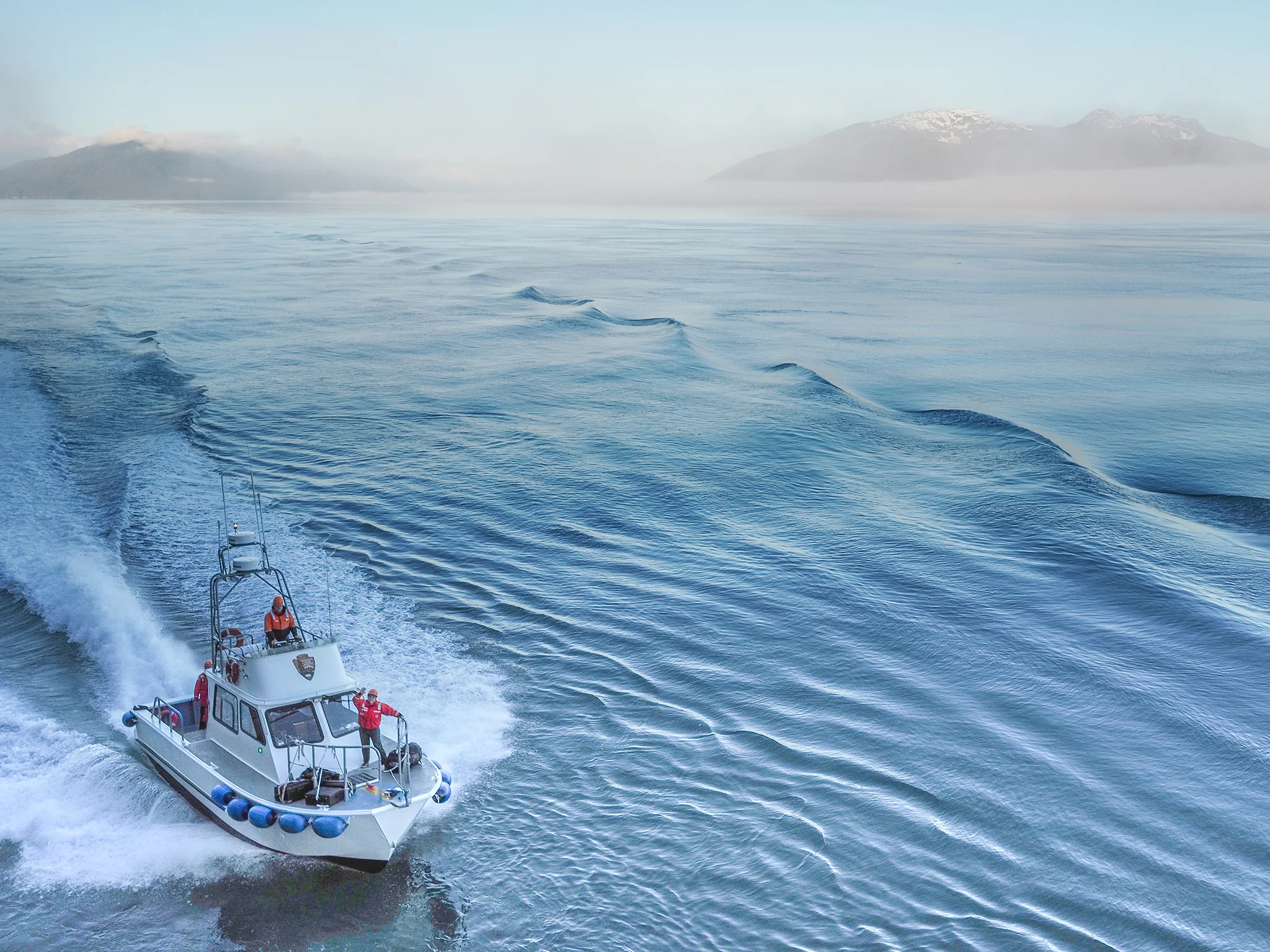 Pilot coming on board to take us into Skagway.