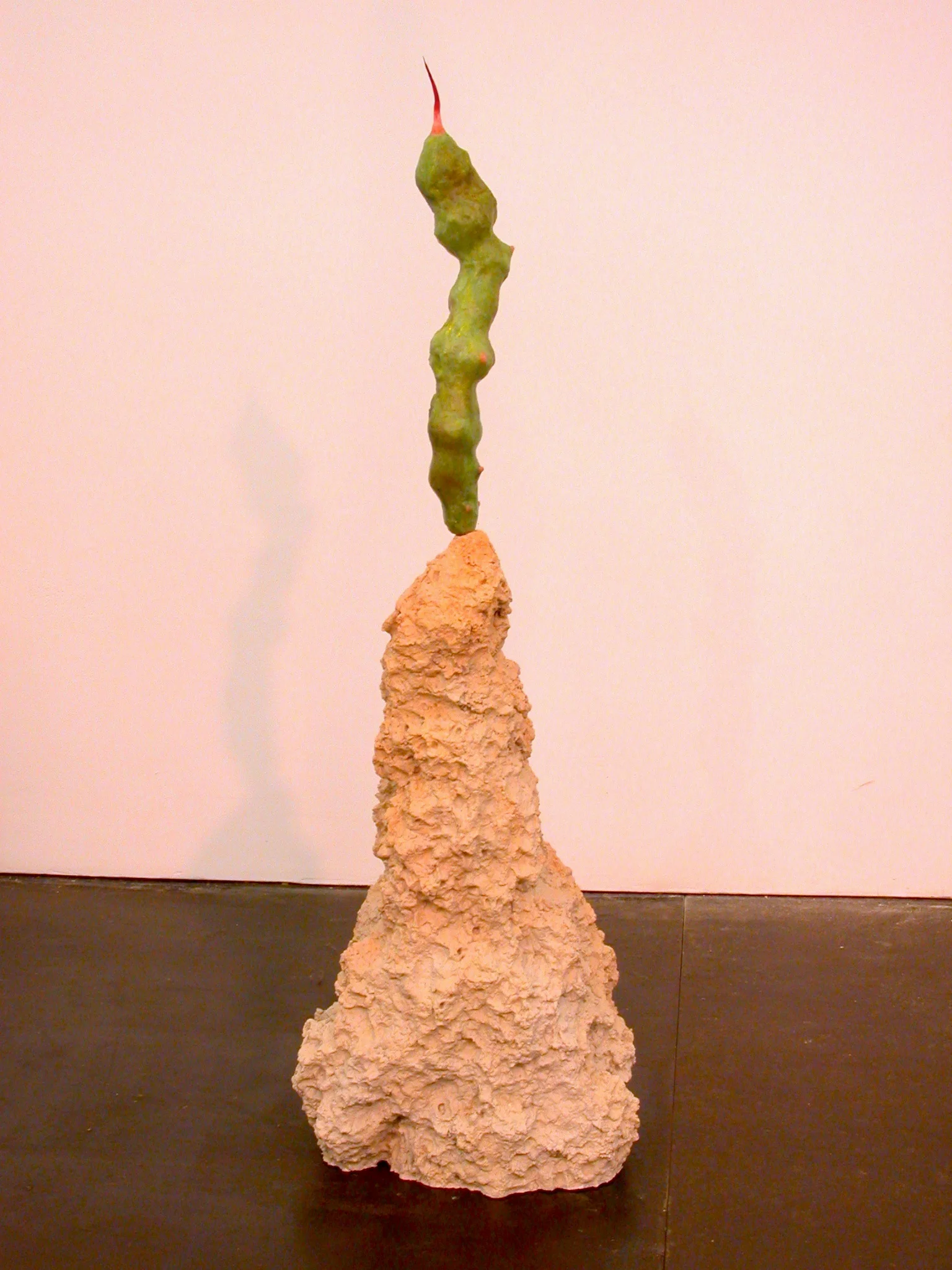Worm Cactus, 2002, Beeswax, paper-maché, foam, metal, plastic, paint