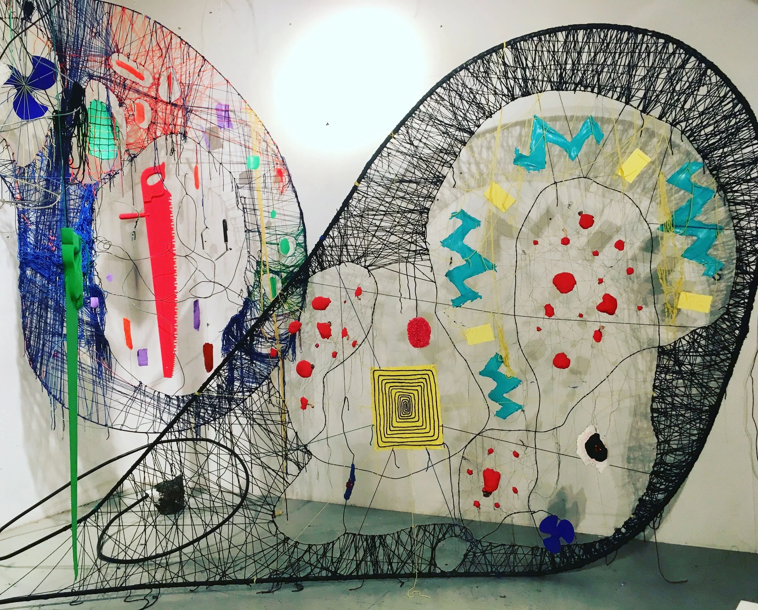 Studio view, 2018, Brooklyn, NY