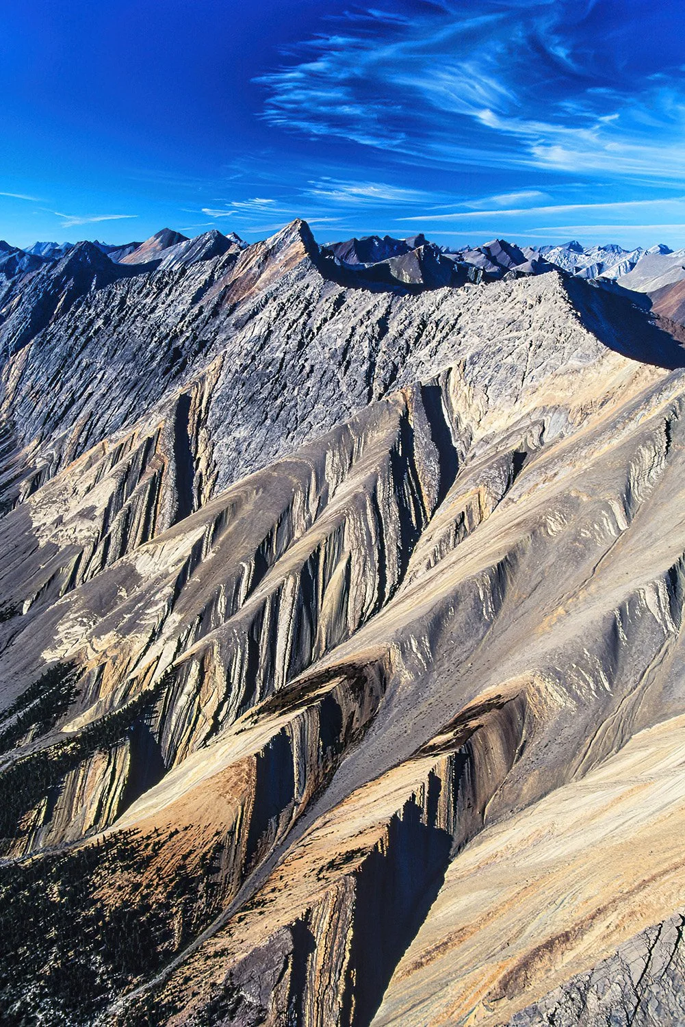 An aerial photo of Helena Ridge, Alberta, Canada