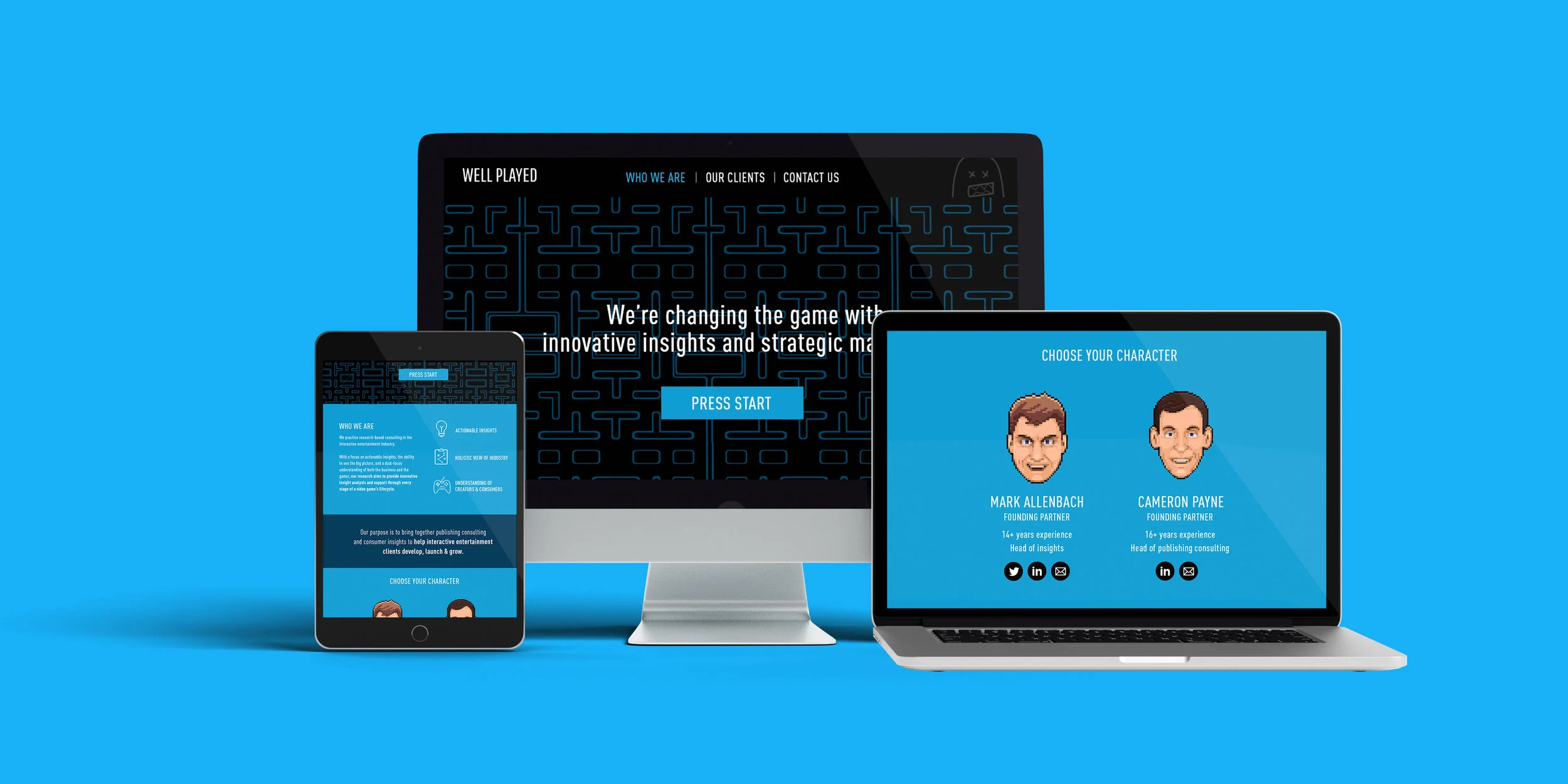 Cool site? Great clients? Well Played.