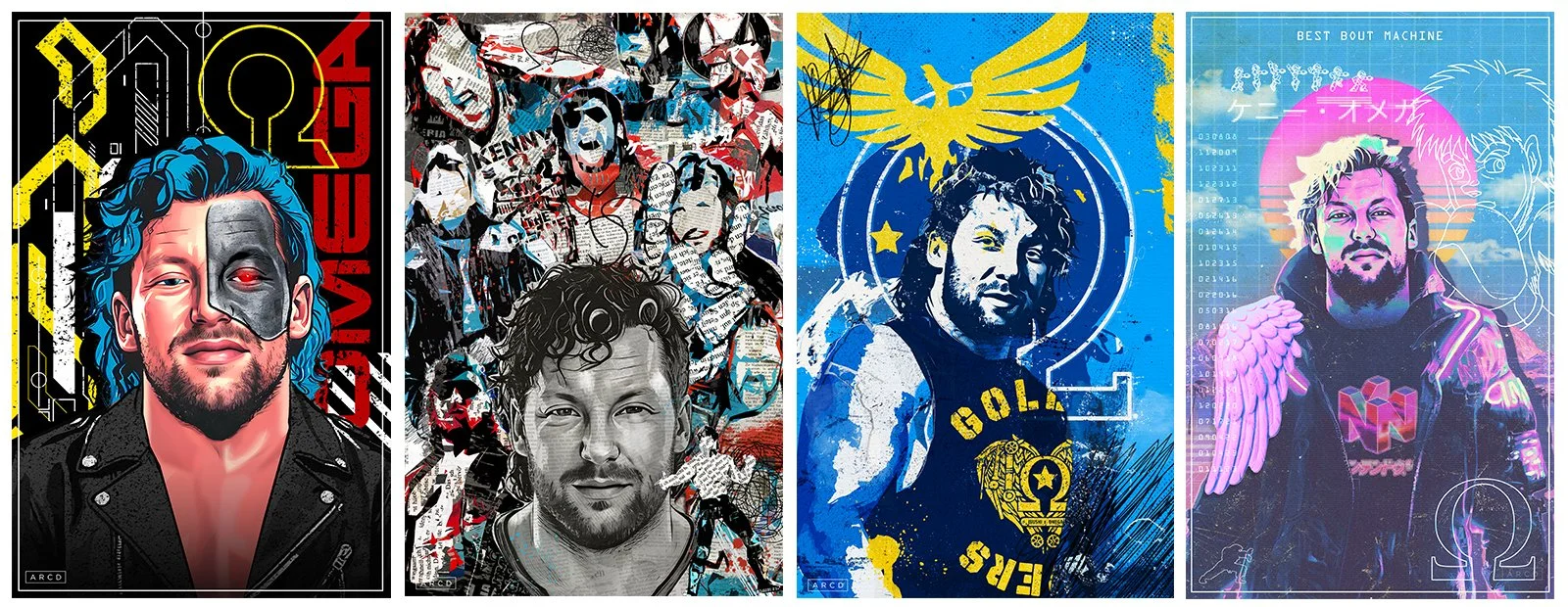 Digital Paintings: Kenny Omega