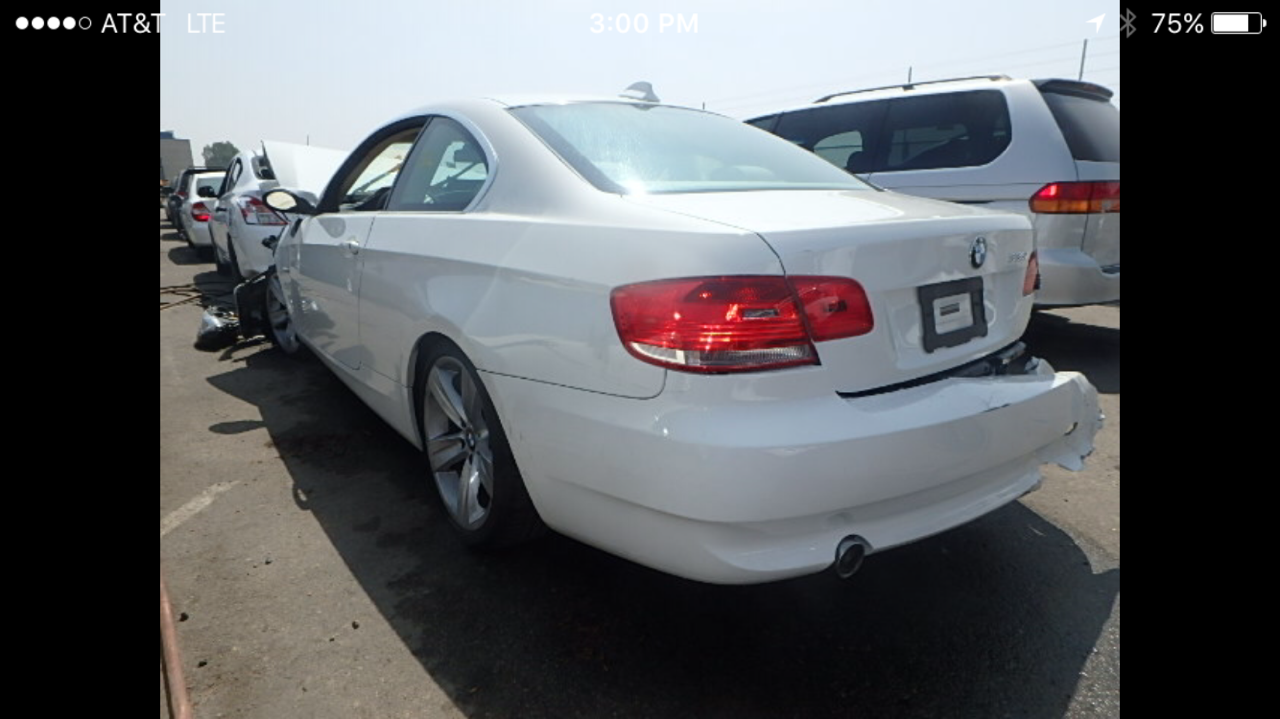Parting out BMW 335i