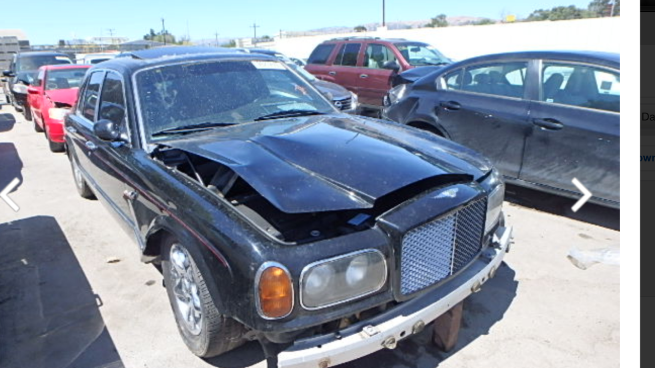 Parting out Bentley Arnage