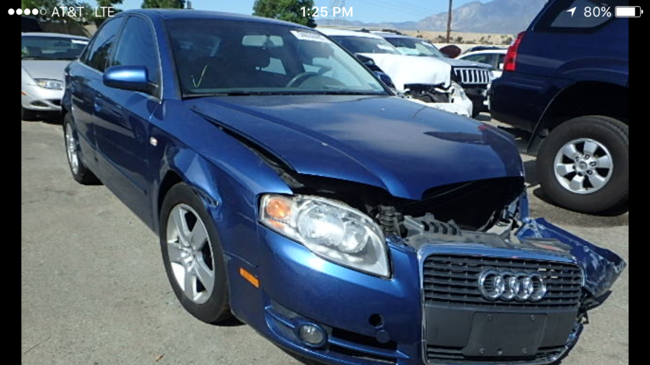 Parting out Audi A4