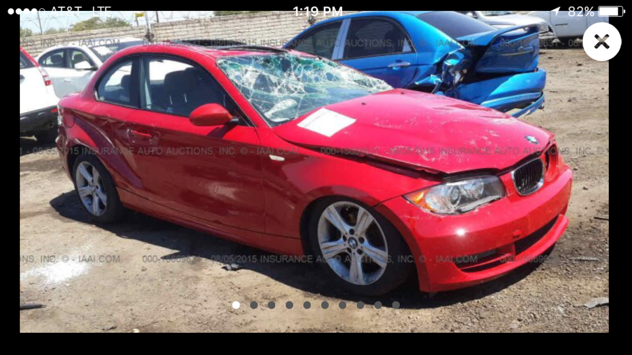 Parting out 2009 BMW 128