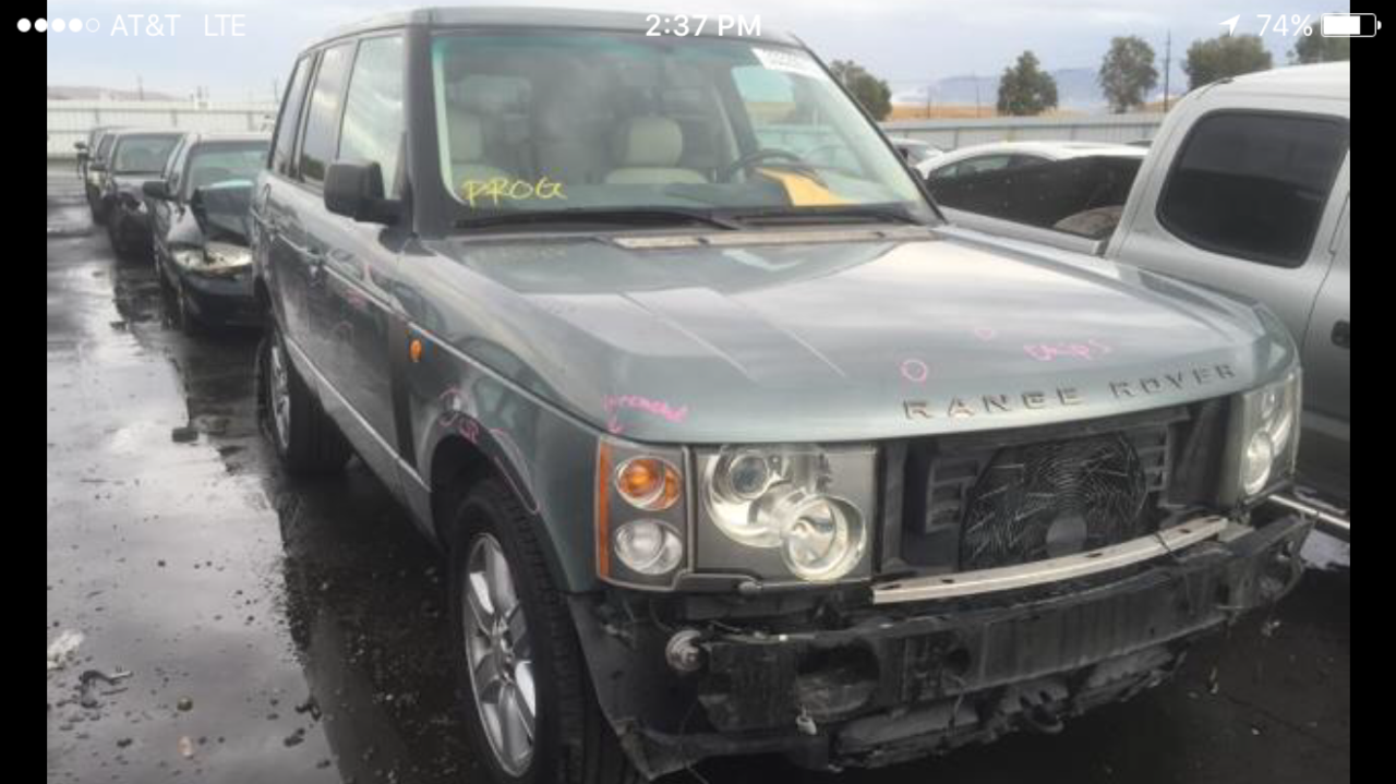 Parting out 2004 Range Rover