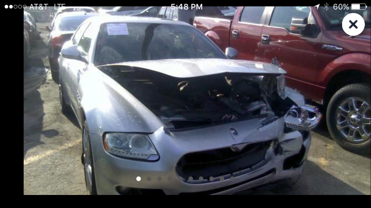 Parting out 2010 Maserati Quattroporte
