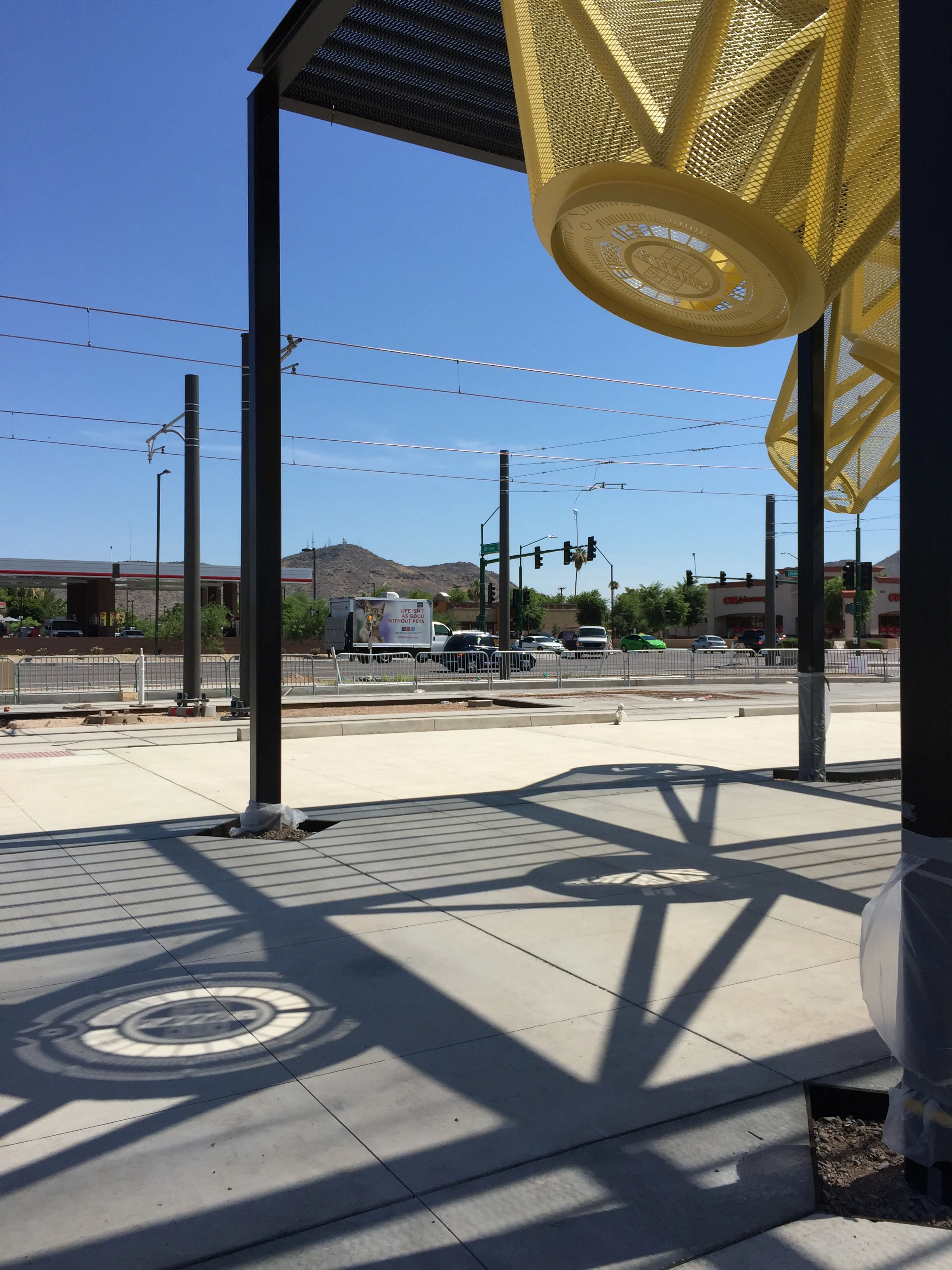 I love the shadow patterns on the ground.