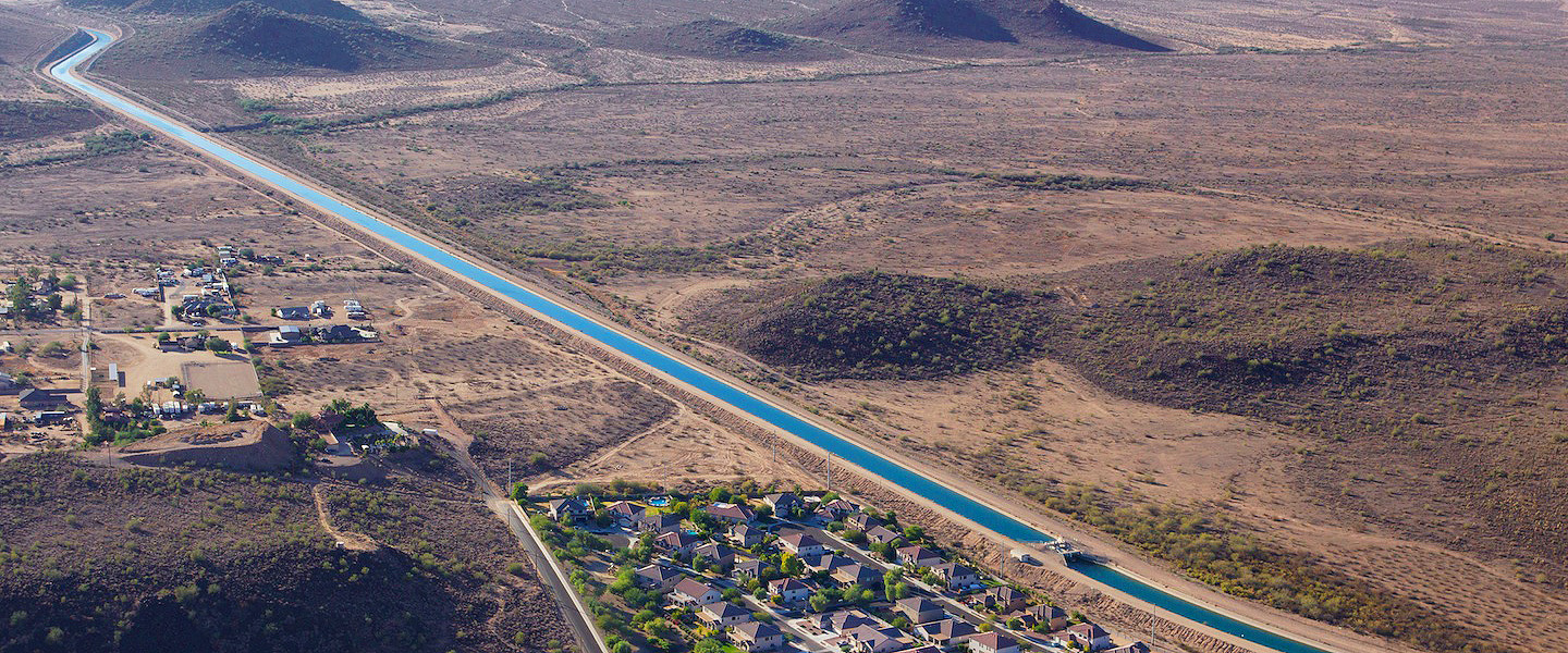 Central Arizona Project Canal in North Phoenix. Photo by Chuck & Micky.