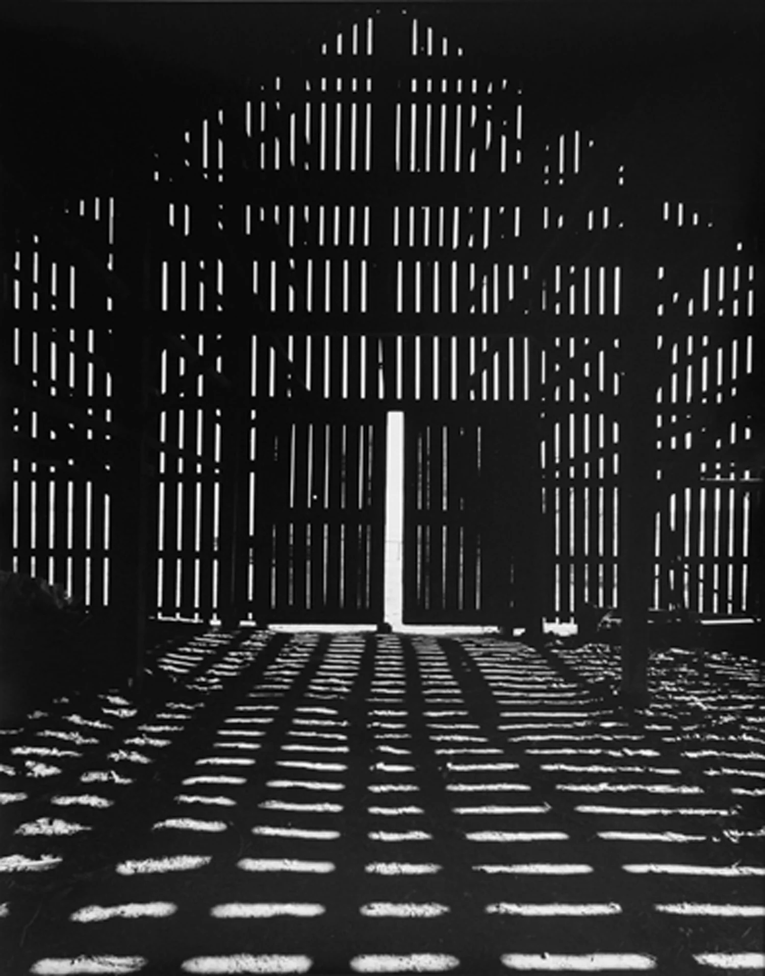 Connecticut tobacco barn interior