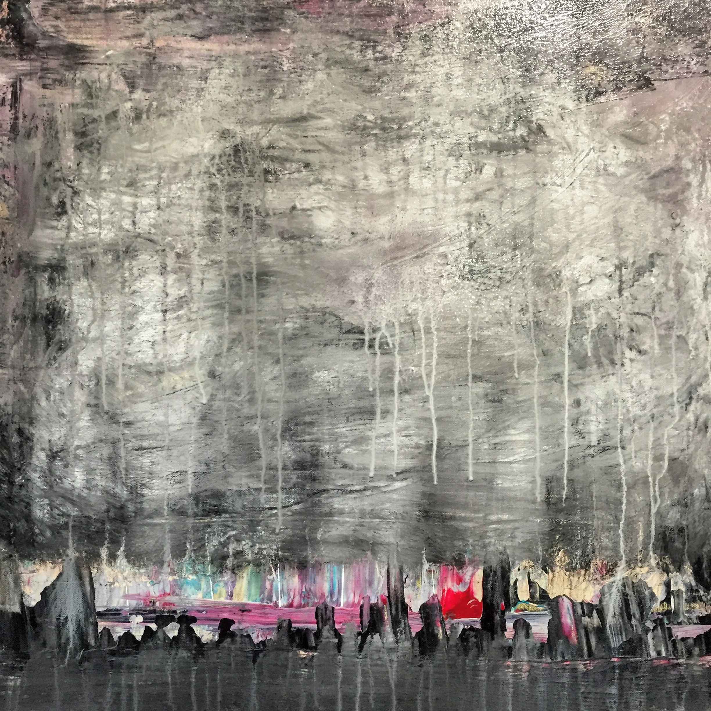 Cracks of Color in City Walls
