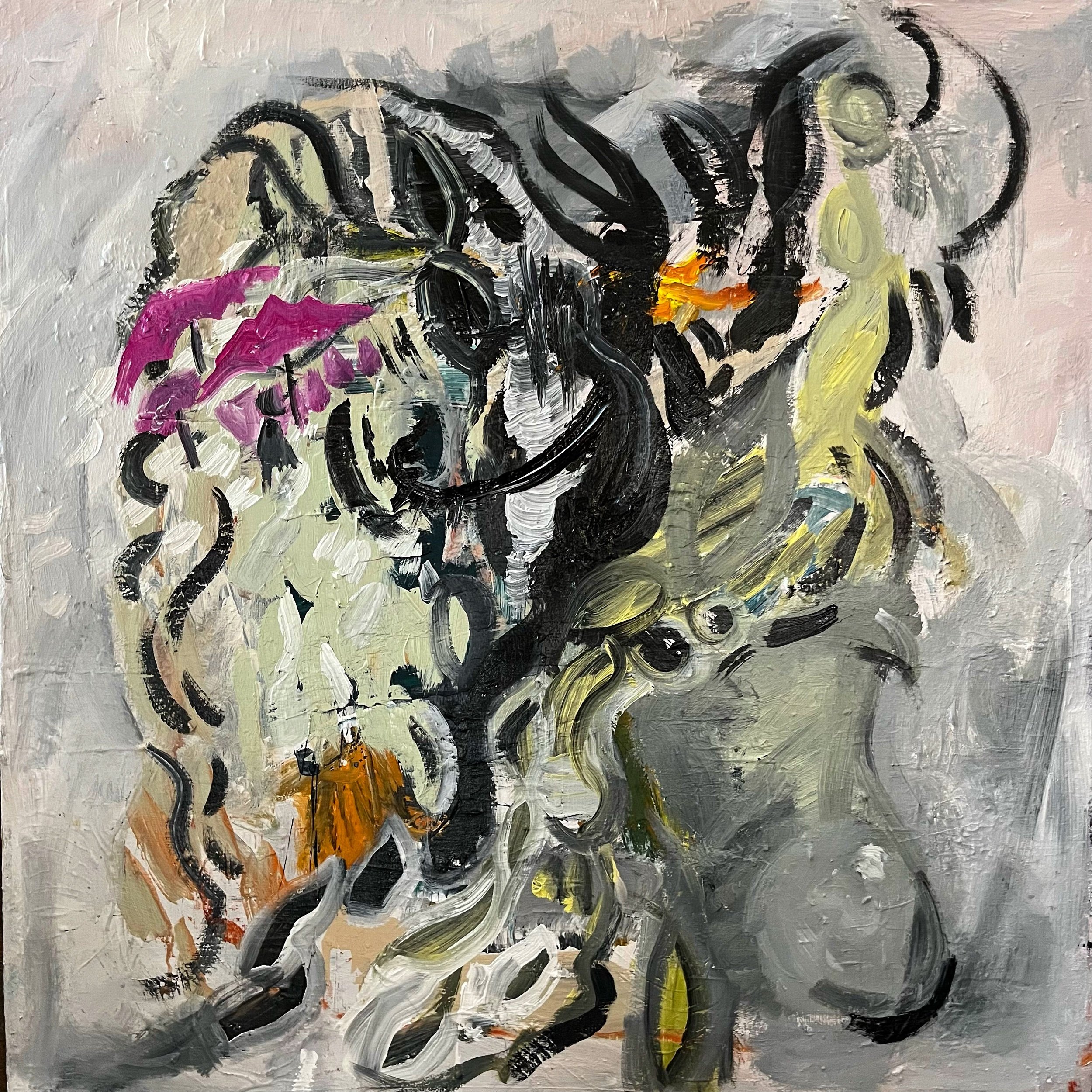 Parasol 36”x36” oil on canvas, 2022