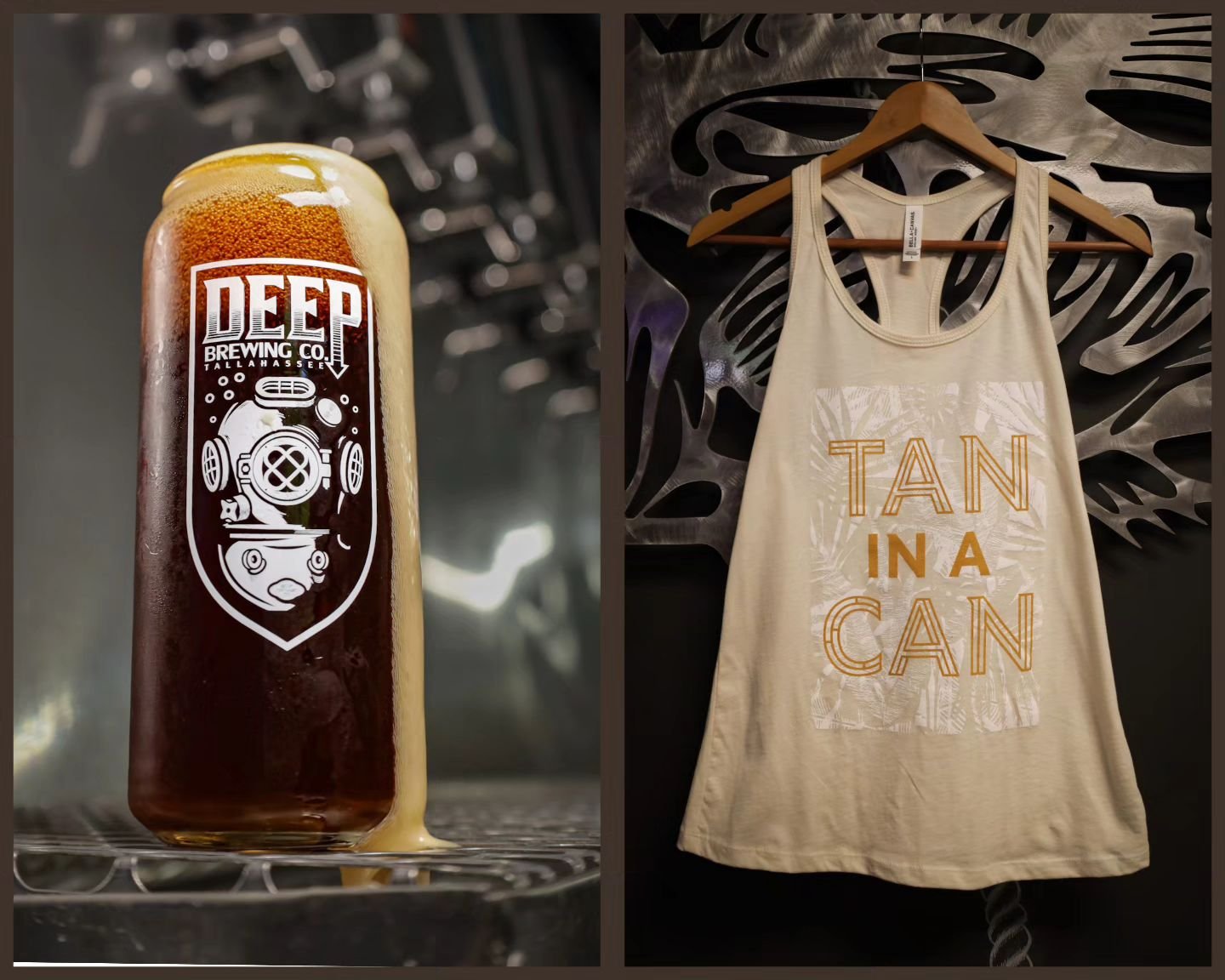 Our doors open for the week at 3 pm today, and just a reminder that we still have a few of our more recent swag items in the Deep store available!

On the left, our new &quot;Slim&quot; Deep beer-can style 16 oz pint glass.

And on the right, our TAN
