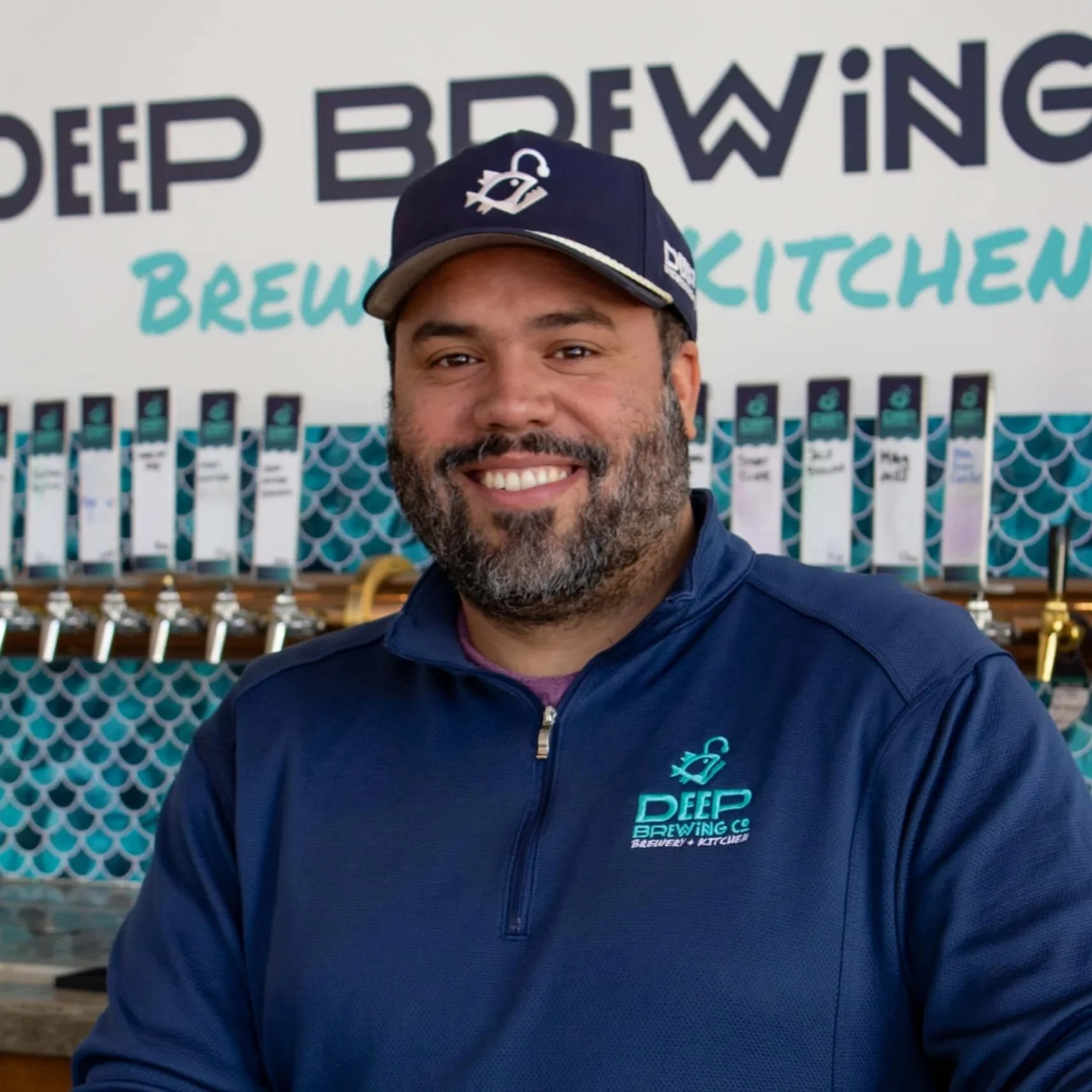Co-Founder and Executive Chef of Deep Brewing Co., Justo "Justin" Cruz.